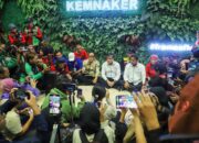 Menaker Terima Perwakilan Pengemudi Online, Sampaikan Komitmen THR dan Finalisasi Regulasinya