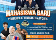 Kuliah Gratis di Polteknaker 2025: Beasiswa Penuh untuk Lulusan SMA/SMK yang Belum Lolos SNBP