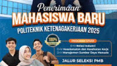 Kuliah Gratis di Polteknaker 2025: Beasiswa Penuh untuk Lulusan SMA/SMK yang Belum Lolos SNBP
