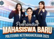 Polteknaker Buka Pendaftaran 2025: Beasiswa Kuliah Gratis untuk Lulusan SMA/SMK