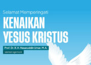 Menag Ajak Umat Kristiani Bersatu Membangun Bangsa dalam Perayaan Kenaikan Yesus Kristus