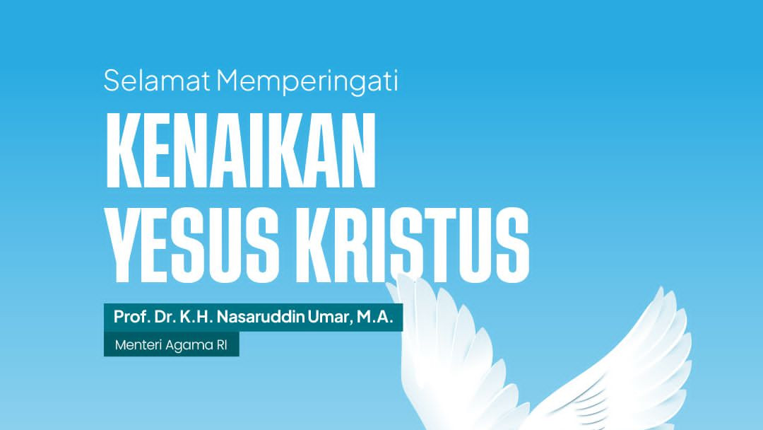 Menag Ajak Umat Kristiani Bersatu Membangun Bangsa dalam Perayaan Kenaikan Yesus Kristus