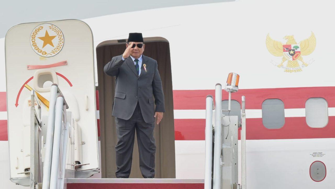 Prabowo Pulang ke Indonesia Setelah Hadiri KTT ke-46 ASEAN