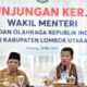 Bupati Lombok Utara Dukung Penuh Pengembangan Pemuda dan Sport Tourism Usai Kunjungan Wamenpora Taufik
