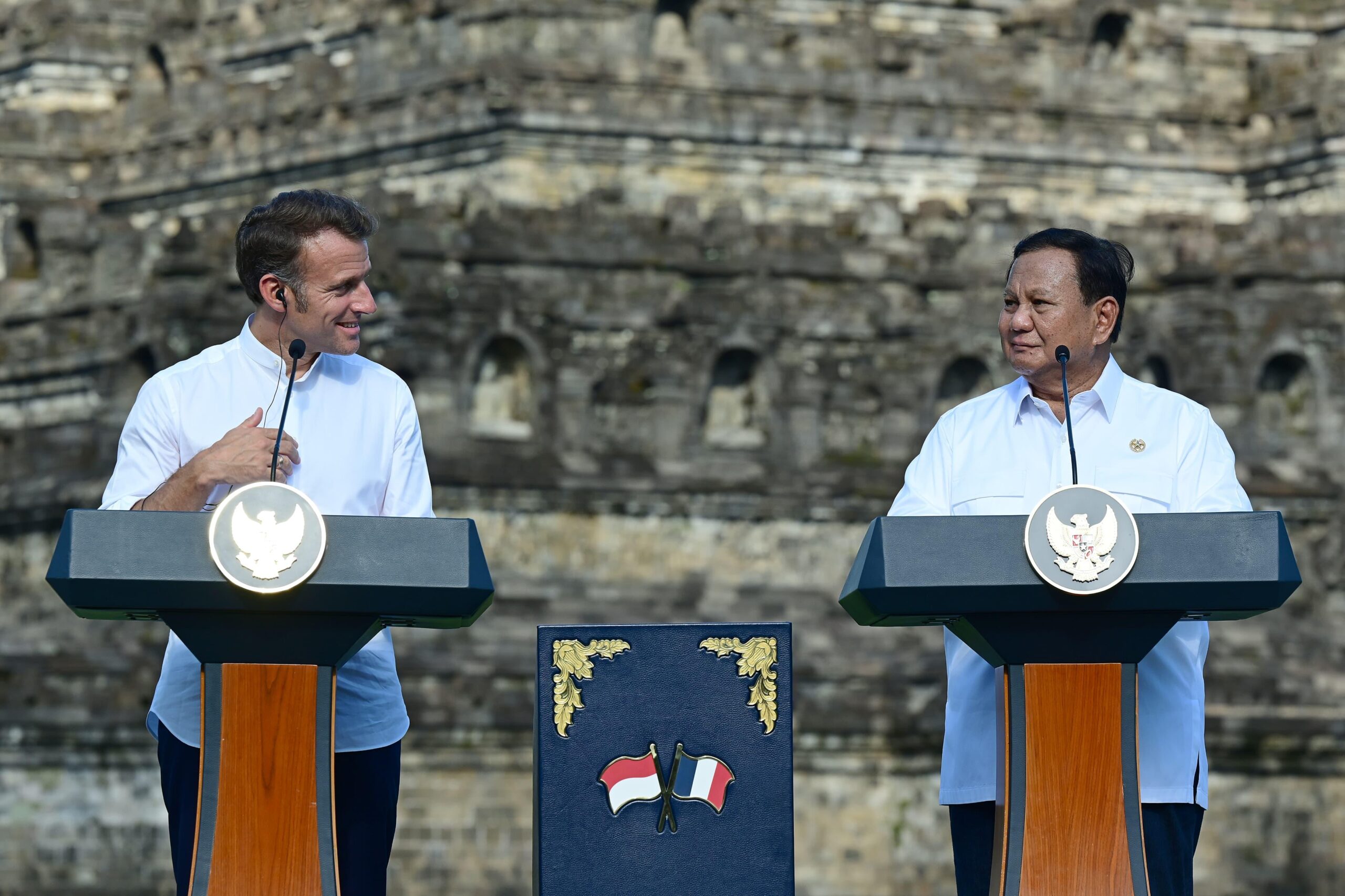 Kemitraan Strategis Kebudayaan Indonesia-Prancis Diluncurkan di Candi Borobudur