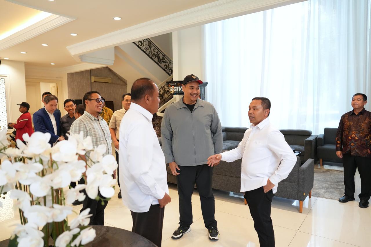 Revitalisasi dan Optimalisasi Warisan PON XVIII Jadi Fokus Pertemuan Menpora Dito dan Gubernur Riau