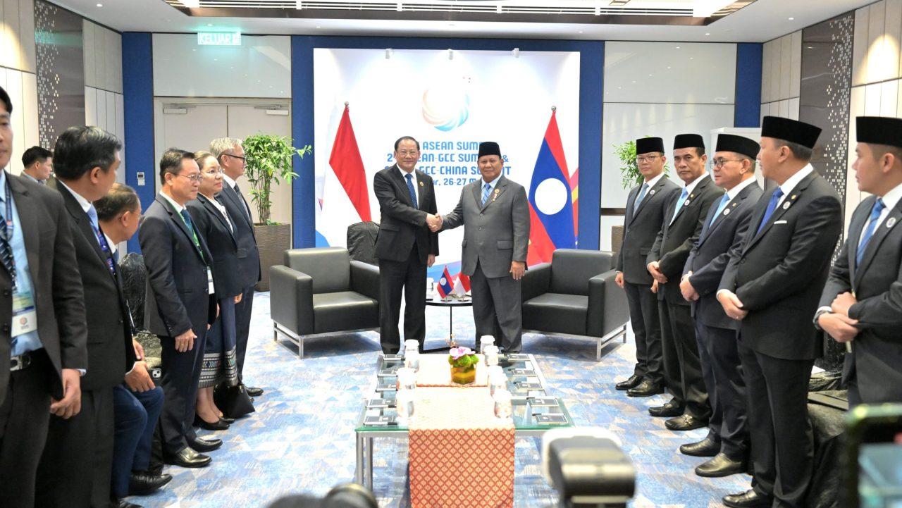 Presiden Prabowo dan PM Lao PDR Siphandone Diskusikan Peningkatan Perdagangan