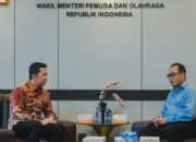 Wamenpora Taufik Diskusikan Kemajuan Bulu Tangkis Nasional dengan PB Jaya Raya Wamenpora Taufik Diskusikan Kemajuan Bulu Tangkis Nasional dengan PB Jaya Raya