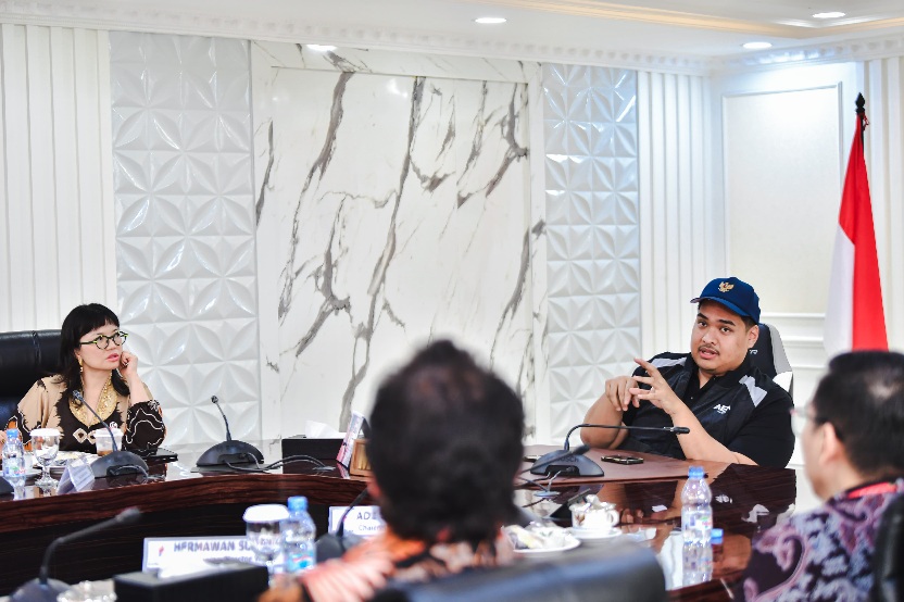 Menpora Dito dan Wamendiktisaintek Stella Diskusikan Pengembangan Pendidikan Vokasi Animasi