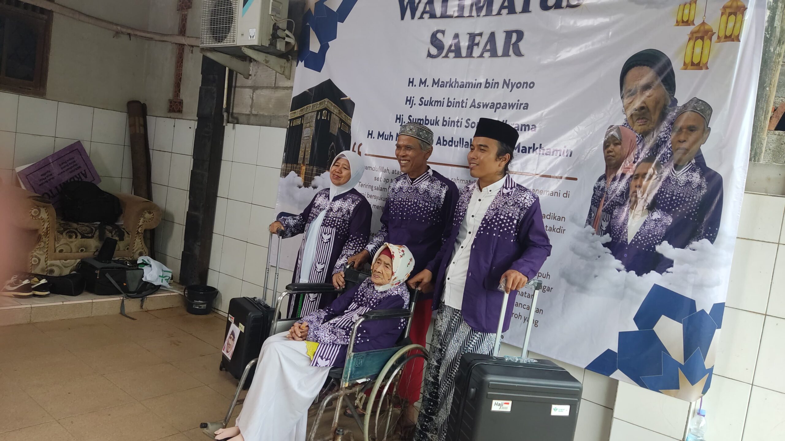 Nenek Sumbuk Berangkat Haji di Usia 109 Tahun, Jemaah Tertua 2025