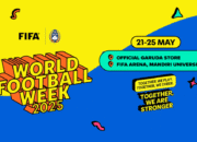 PSSI Selenggarakan FIFA World Football Week 2025 di Official Garuda Store dan FIFA Arena Mandiri University PSSI Selenggarakan FIFA World Football Week 2025 di Official Garuda Store dan FIFA Arena Mandiri University