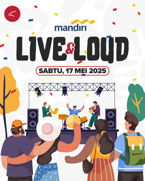 Mandiri Live & Loud Siap Ramaikan Akhir Pekan di Garuda Store & Cafe