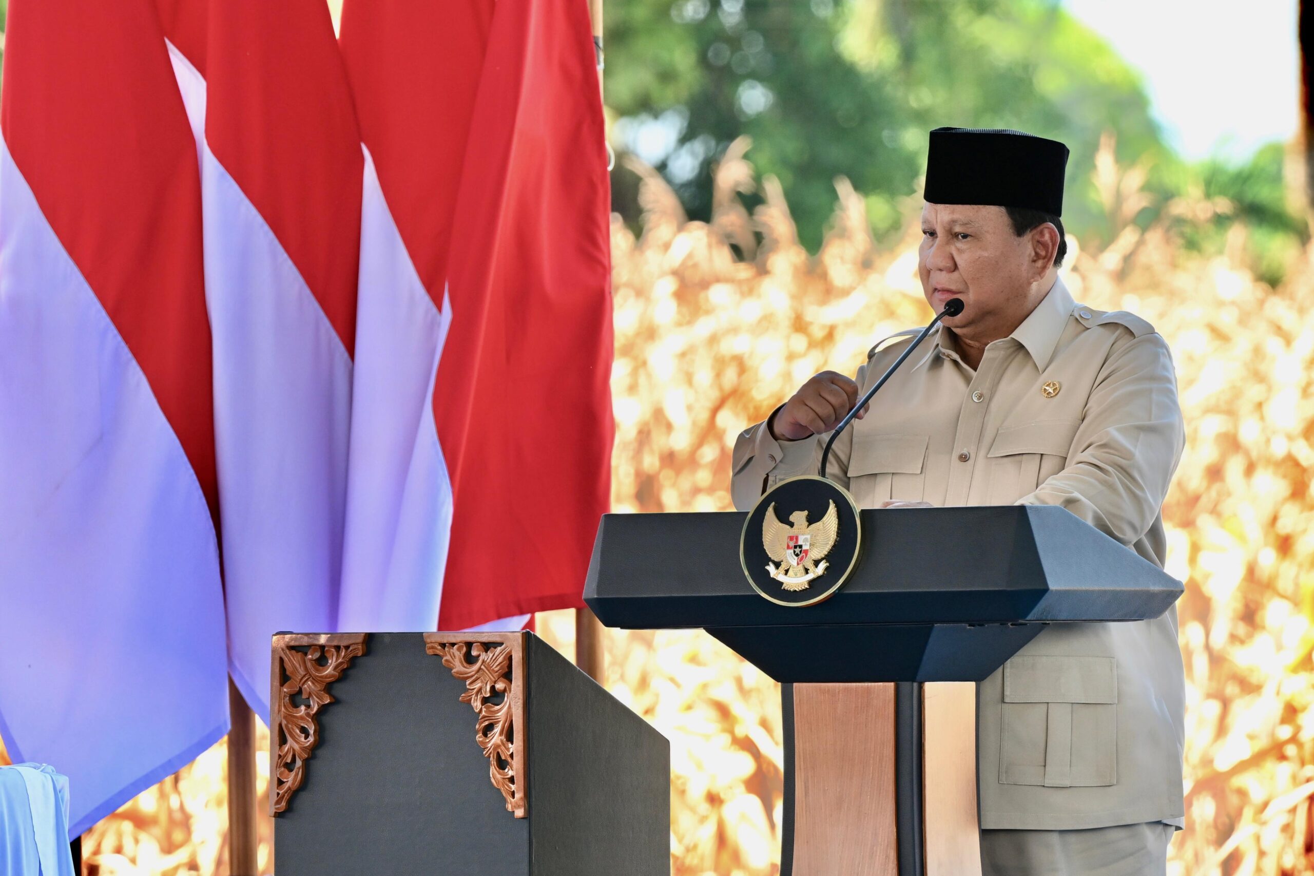 Presiden Prabowo dari Bengkayang: Komitmen Menuju Kedaulatan Pangan