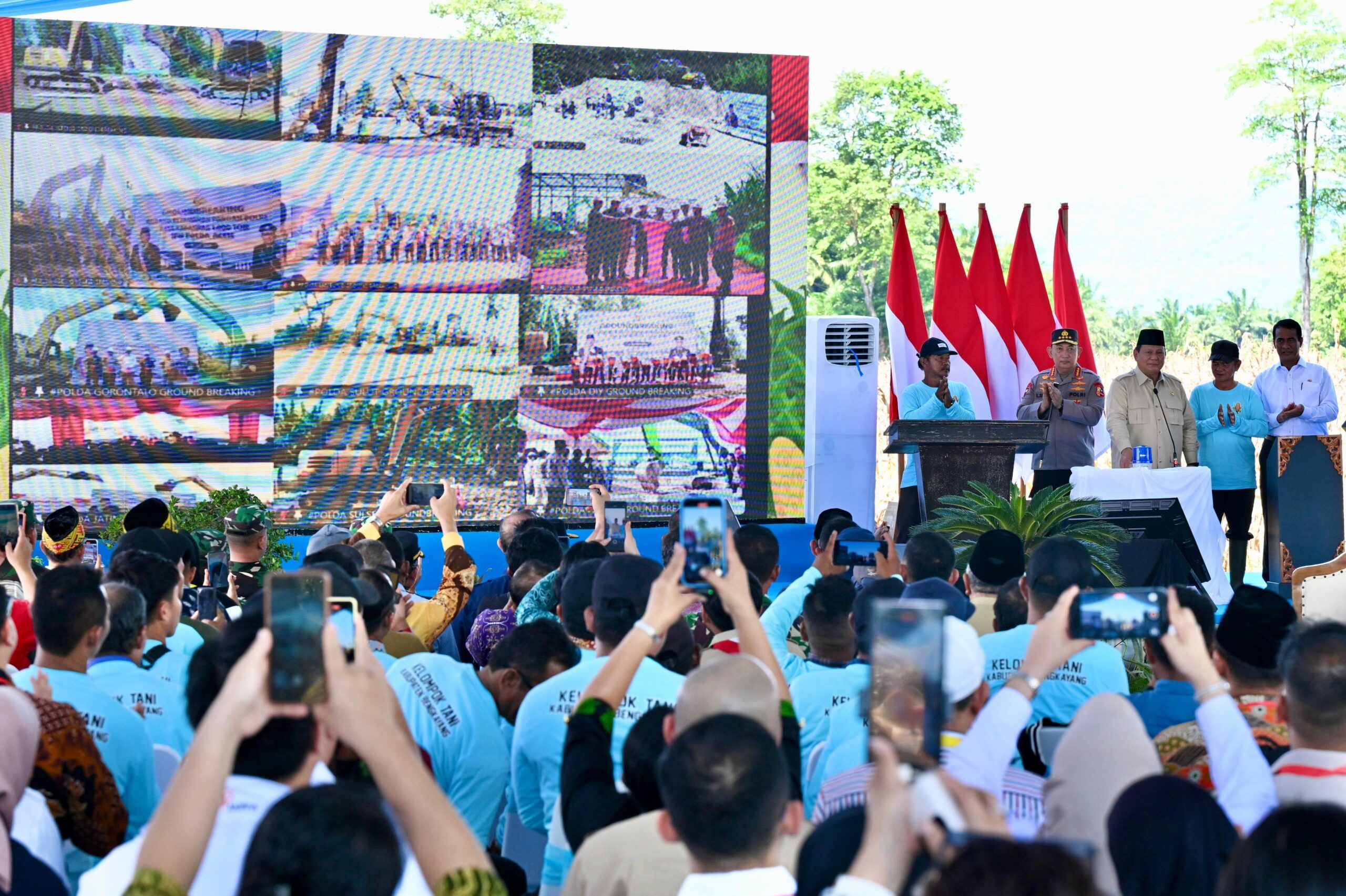 Prabowo Adakan Video Conference dengan Empat Polda: Mewujudkan Sinergi Nasional untuk Kedaulatan Pangan