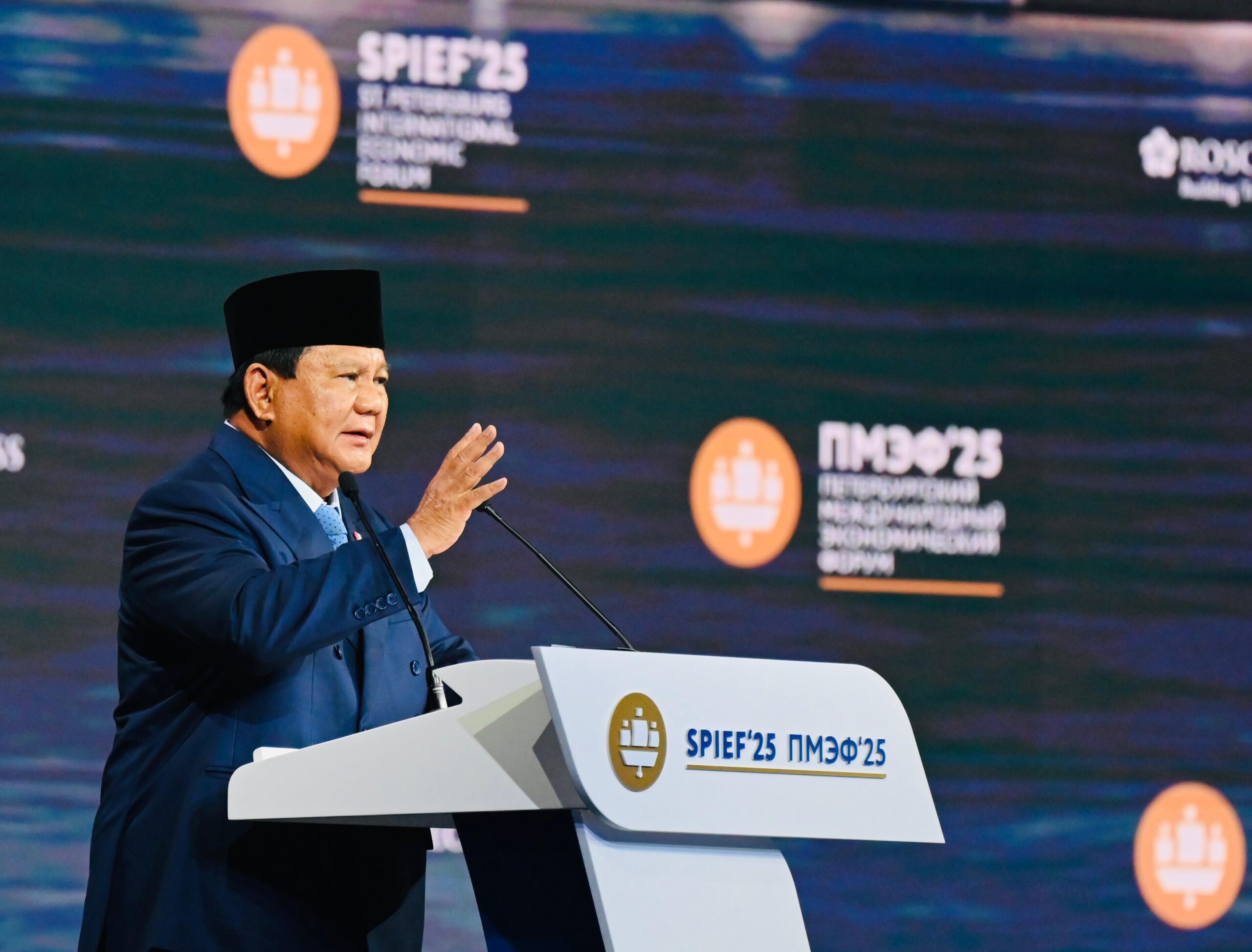 Prabowo Soroti Pencapaian Indonesia di SPIEF 2025