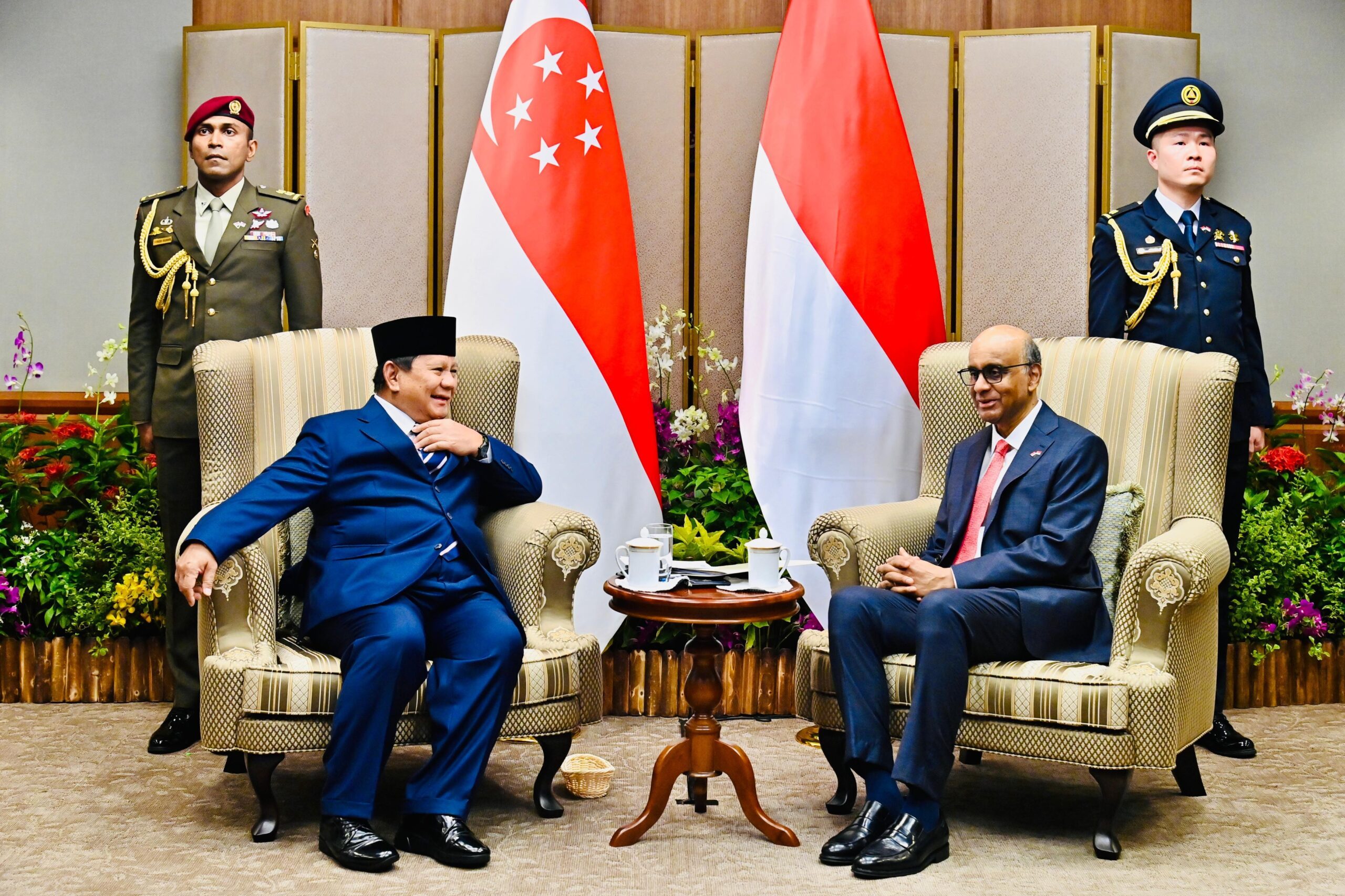Presiden Prabowo dan Presiden Tharman Adakan Courtesy Call, Bahas Era Baru Hubungan Indonesia–Singapura
