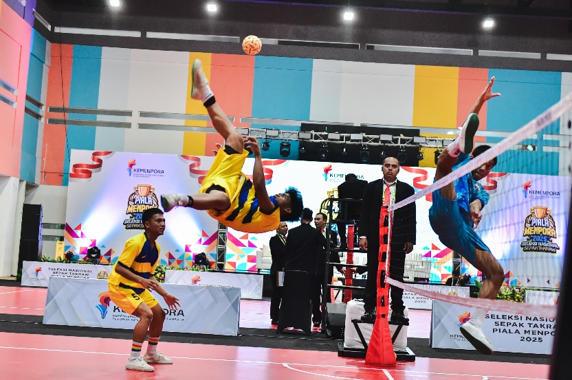 270 Atlet Ikuti Seleknas Sepak Takraw Piala Menpora Menuju SEA Games