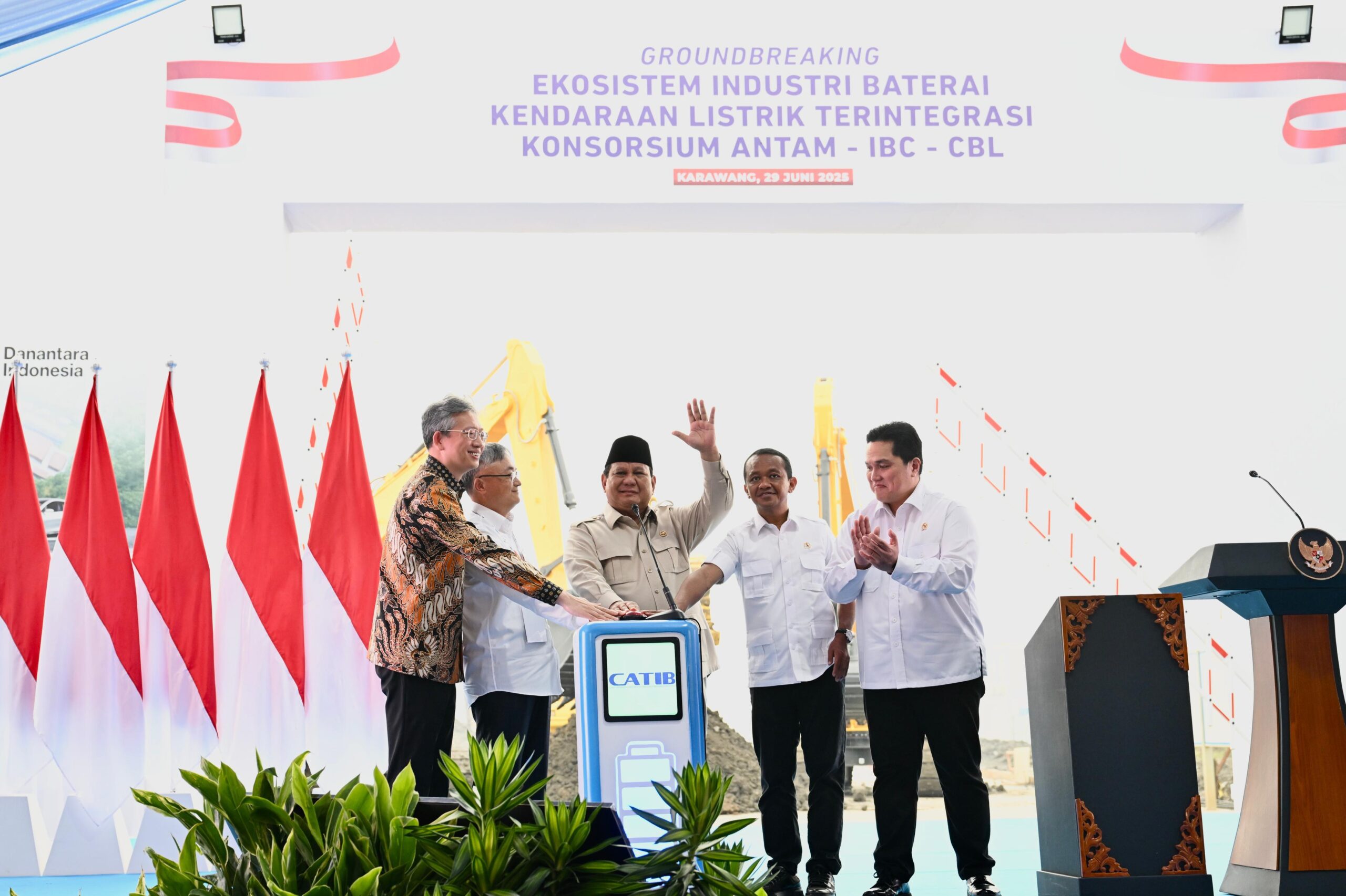 Proyek Baterai Terbesar di Asia Tenggara Diresmikan oleh Presiden Prabowo, Dorong Hilirisasi Nasional