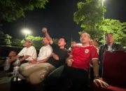 Gibran Nobar Timnas Indonesia vs China di Balai Kota Surakarta