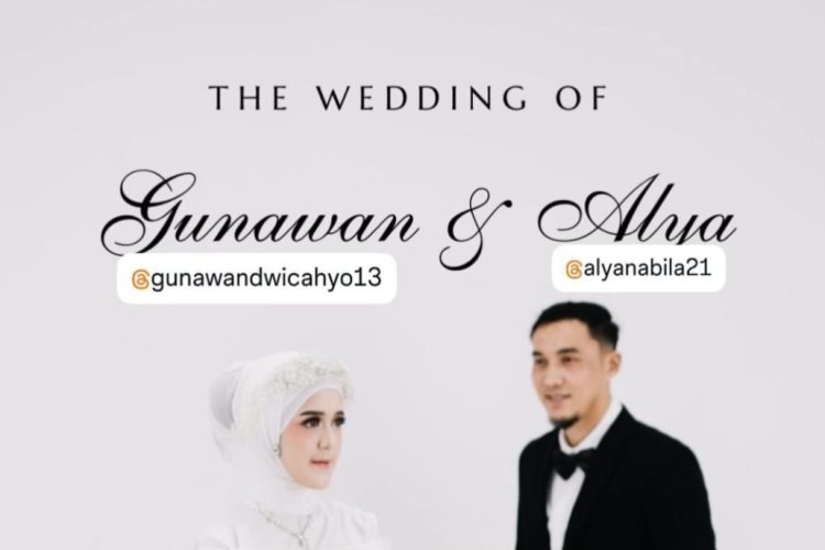 Bocoran Undangan: Gunawan Dwi Cahyo dan Alya Nabila Siap Menikah!