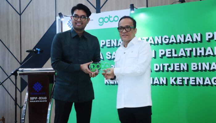 Kemnaker dan GOTO Kolaborasi Tingkatkan Kompetensi Digital Lewat Pelatihan Vokasi di BBPVP Bekasi