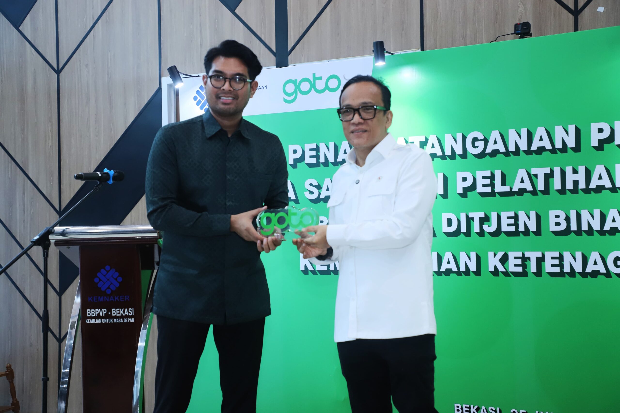 Kemnaker dan GOTO Kolaborasi Tingkatkan Kompetensi Digital Lewat Pelatihan Vokasi di BBPVP Bekasi