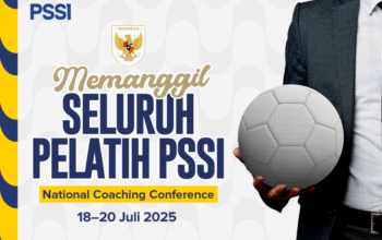 PSSI Perkuat Pembinaan Lewat National Coaching Conference Juli 2025