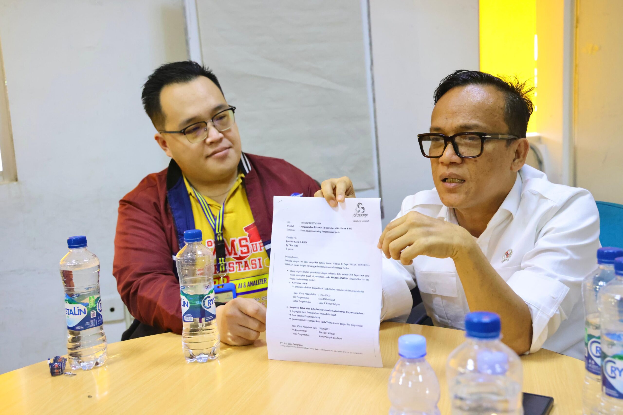 Wamenaker Sidak Perusahaan di Tangerang dan Jakarta yang Tahan Ijazah Mantan Pekerja