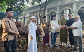 Tim Nasional Indonesia Berikan Hewan Kurban di Jakarta