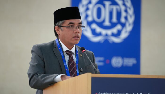Menaker Yassierli di ILO: Dunia Kerja Harus Lebih Adil dan Melindungi Semua Pekerja