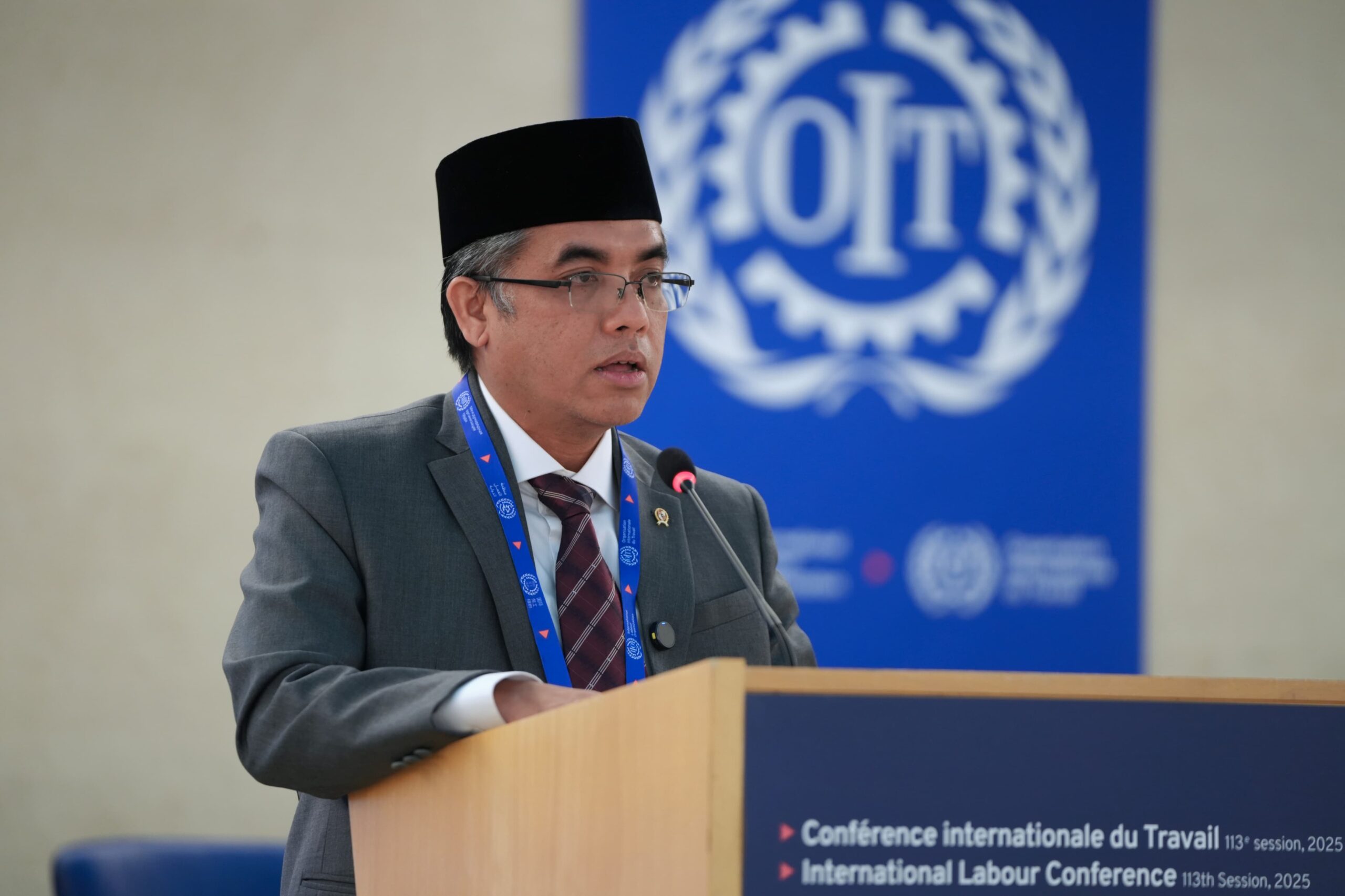 Menaker Yassierli di ILO: Dunia Kerja Harus Lebih Adil dan Melindungi Semua Pekerja