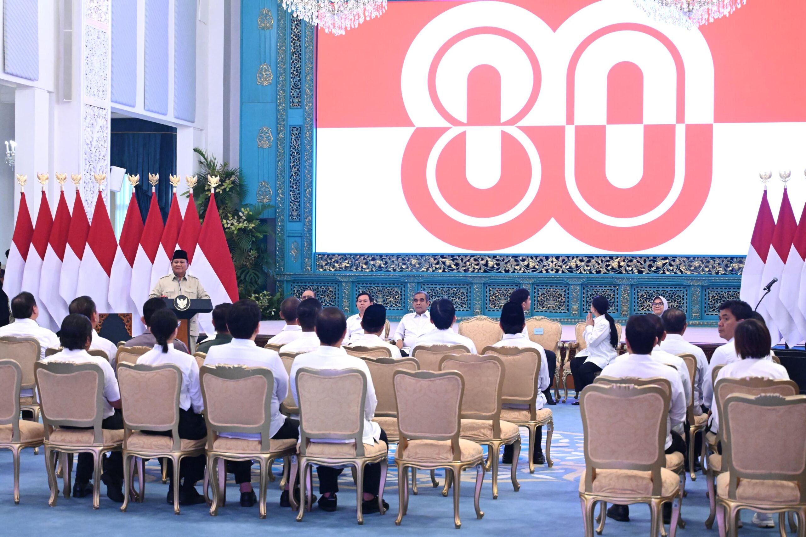 Prabowo Resmi Luncurkan Logo dan Tema Peringatan 80 Tahun Kemerdekaan RI
