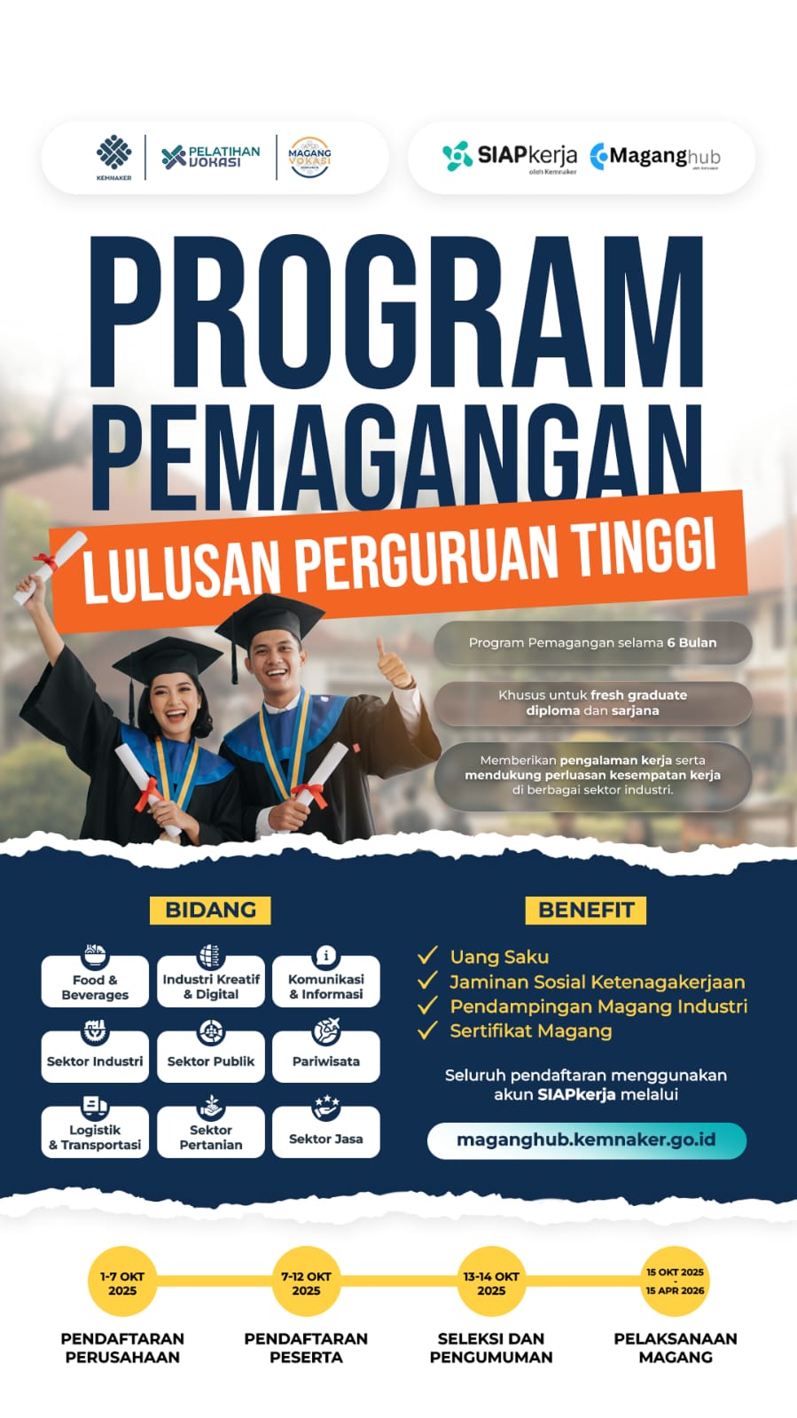 431 Perusahaan Daftar Program Magang Nasional Jelang peluncuran 15 Oktober 2025